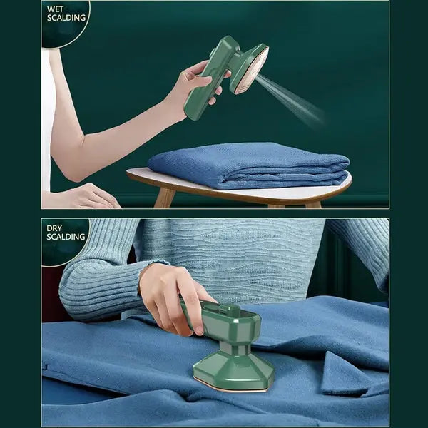 VOLTLY™ Mini Garment Groomer – Portable Travel Iron & Steamer