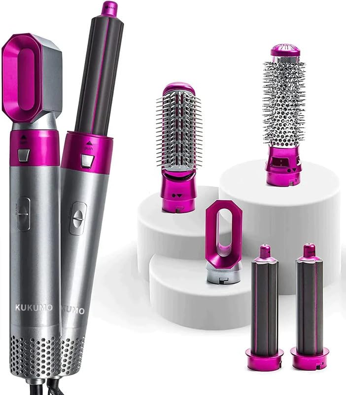Voltly 5-in-1 Multifunctional Hair Blow Brush – Dryer, Curler, Straightener & Styler