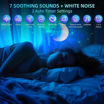 Astronaut Galaxy Projector - 360 Magnetic Head Rotation, Remote Control