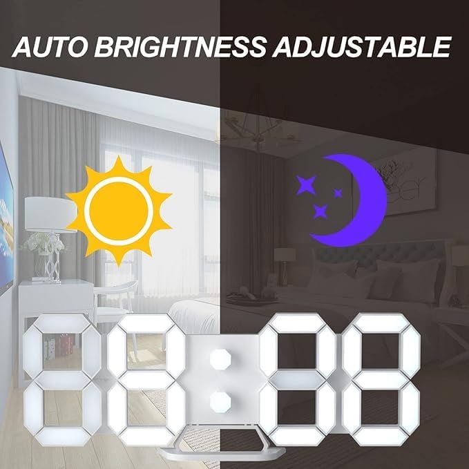 VoltyStore™ Digital Number Clock – Modern. Bright. Stylish.