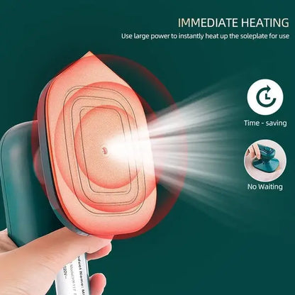 VOLTLY™ Mini Garment Groomer – Portable Travel Iron & Steamer