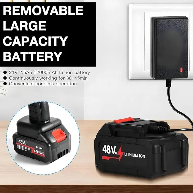 Cordless High-Pressure Washer with Dual 48V Battery Power