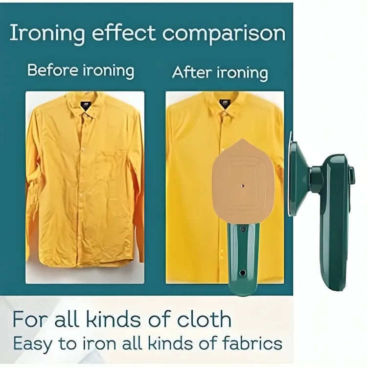 VOLTLY™ Mini Garment Groomer – Portable Travel Iron & Steamer